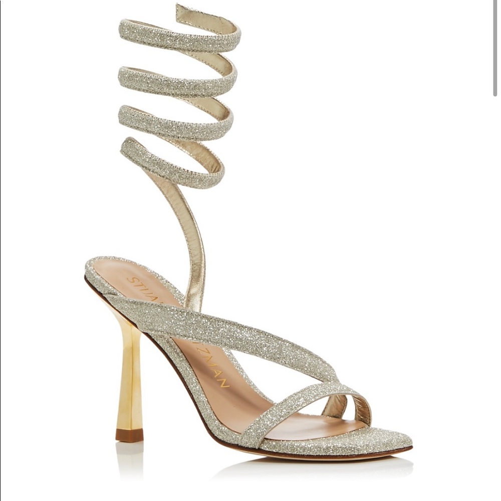 Stuart Weitzman Women’s Beatrix High Heel Wrap Sandals